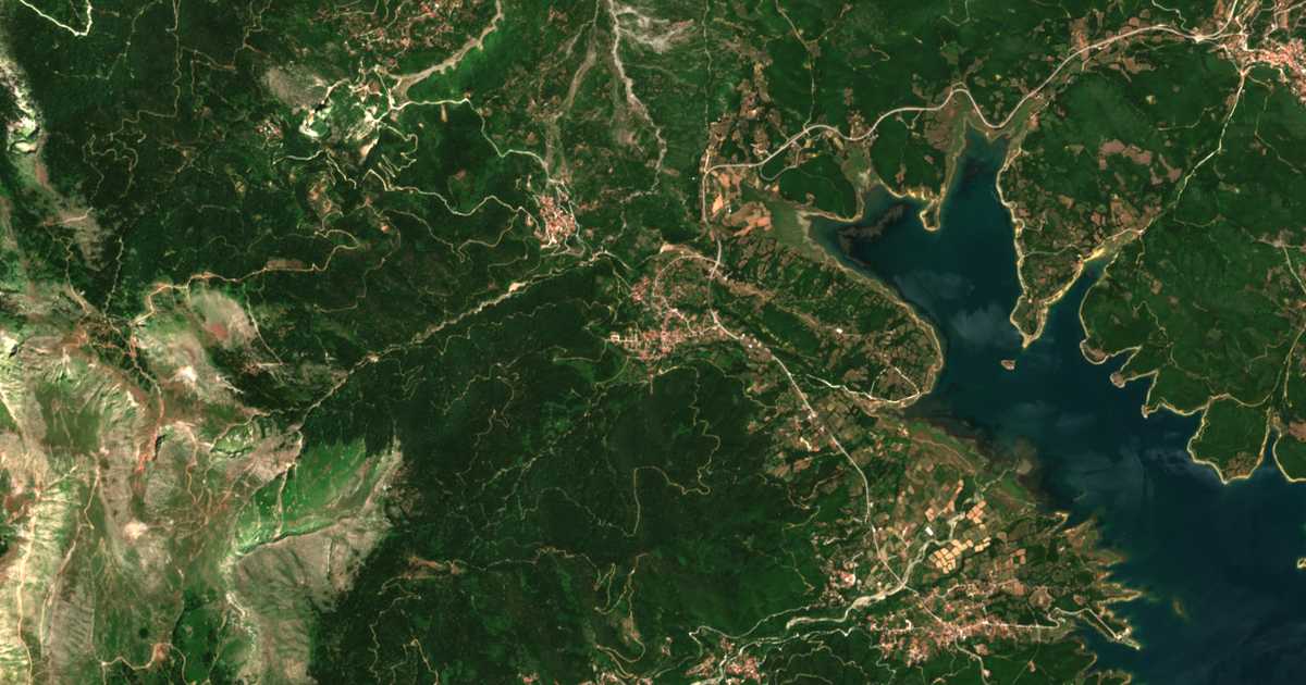Satellitenkarte von Kryonérion