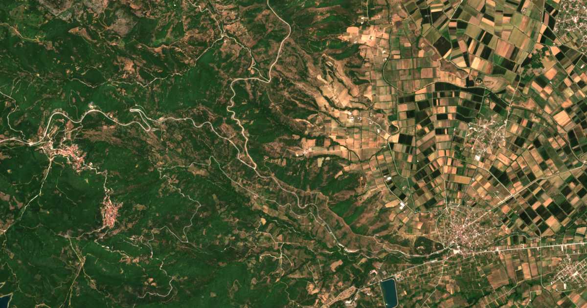 Satellitenkarte von Rázia