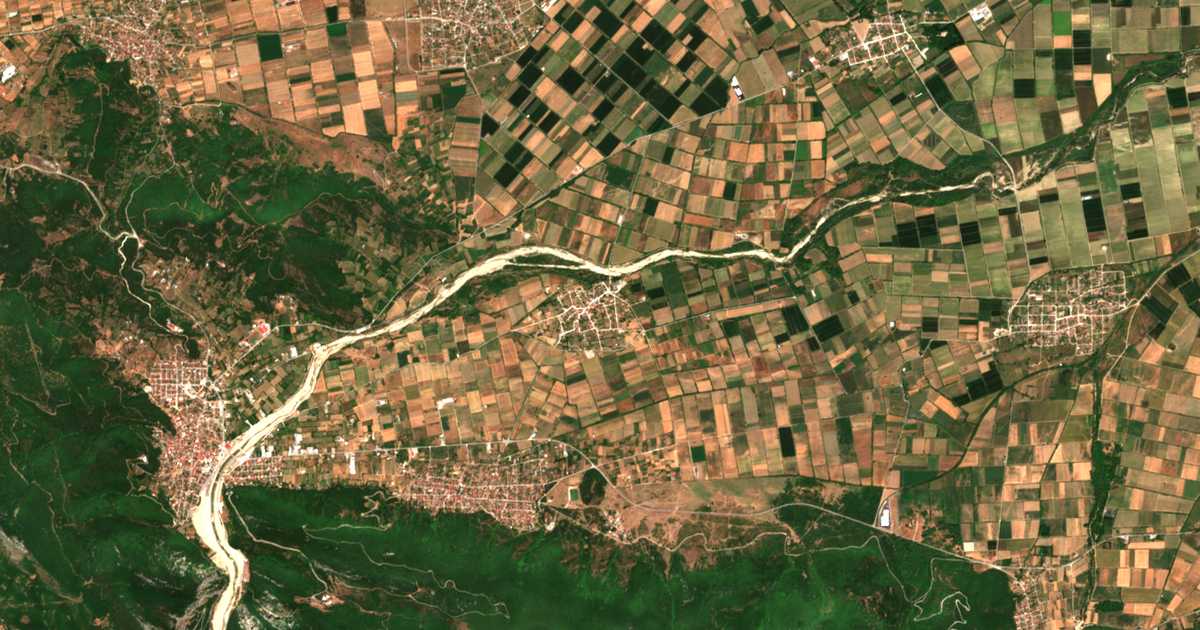 Satellitenkarte von Gelánthi
