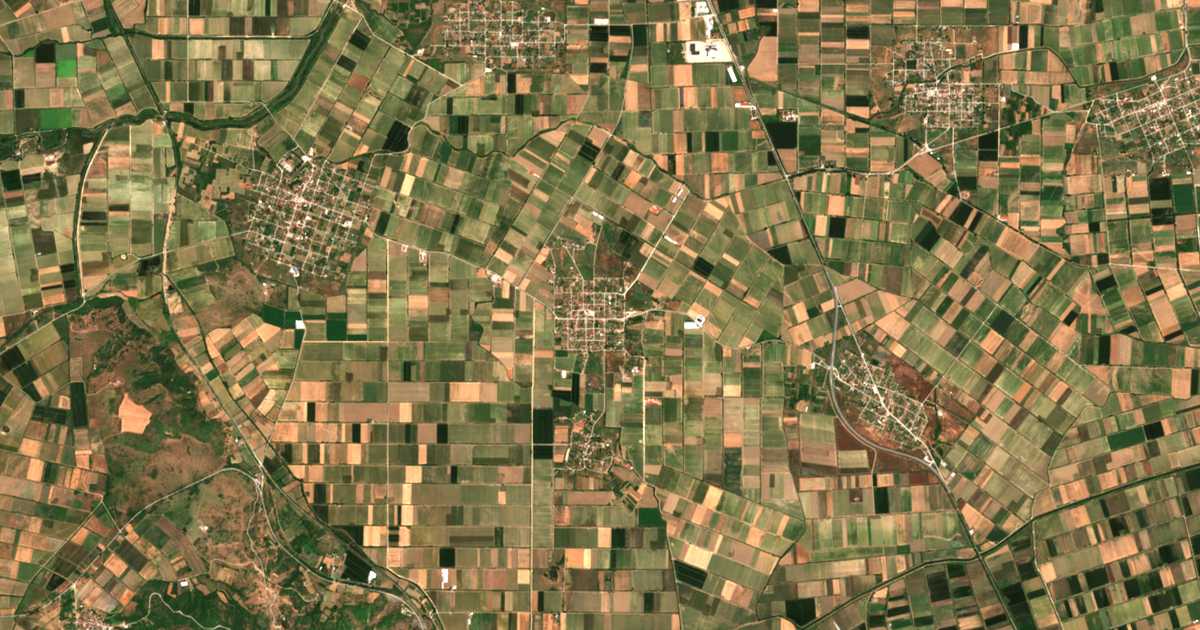 Satellitenkarte von Kranéa