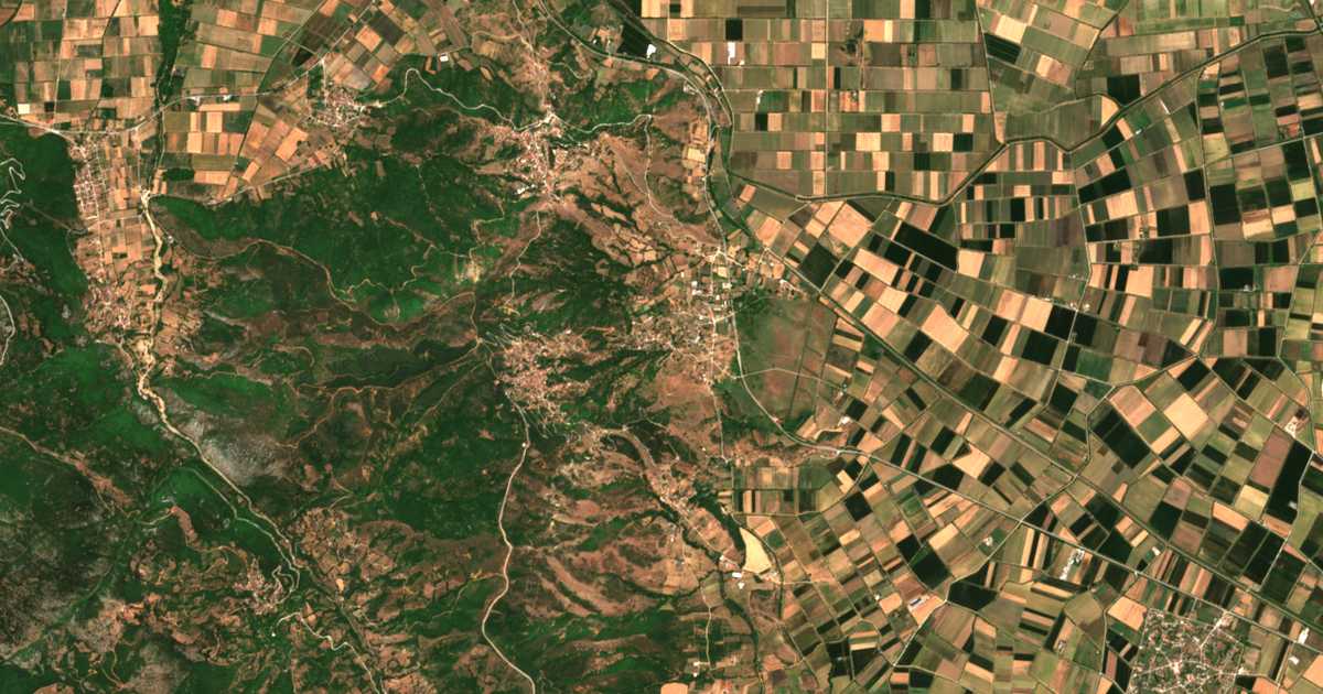 Satellitenkarte von Loxáda