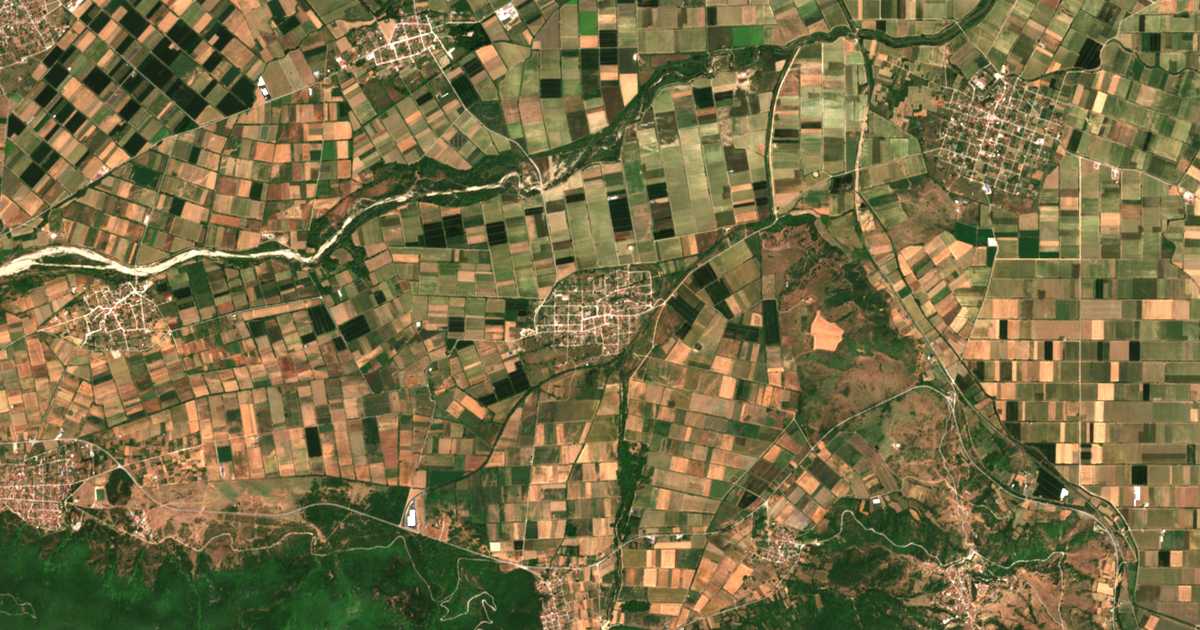 Satellitenkarte von Magoulítsa