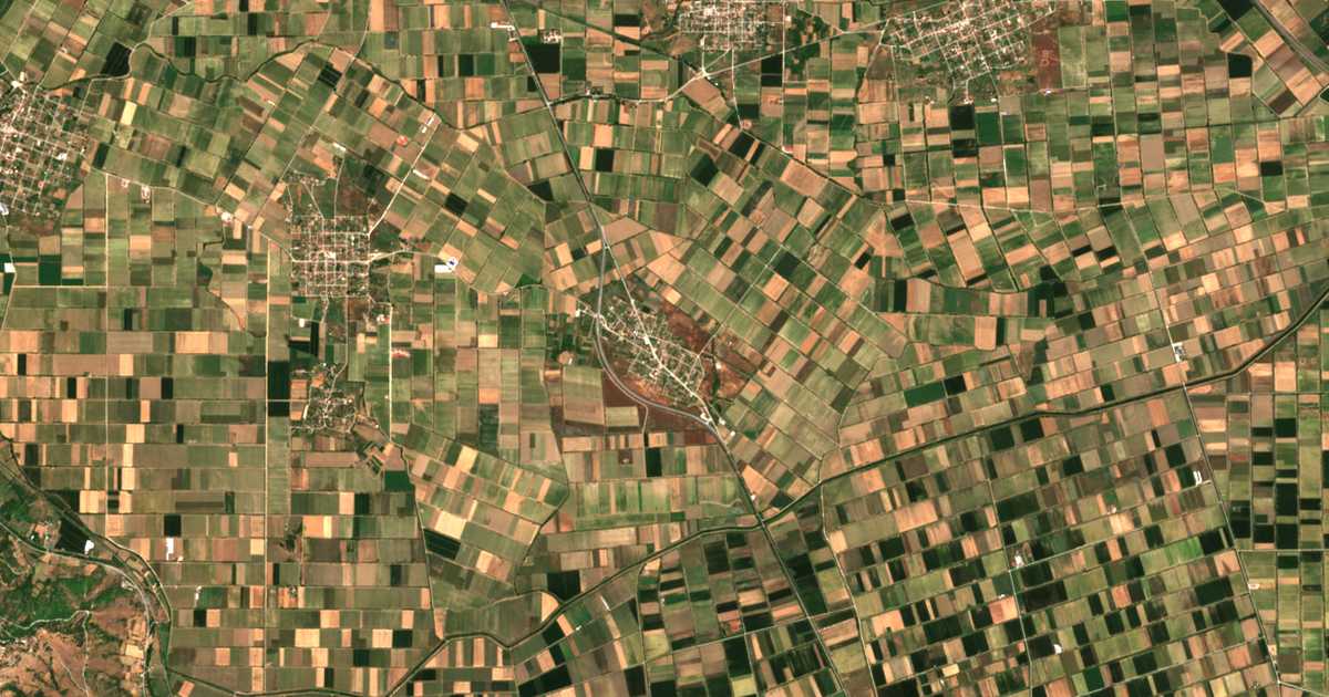 Satellitenkarte von Rizovoúnion