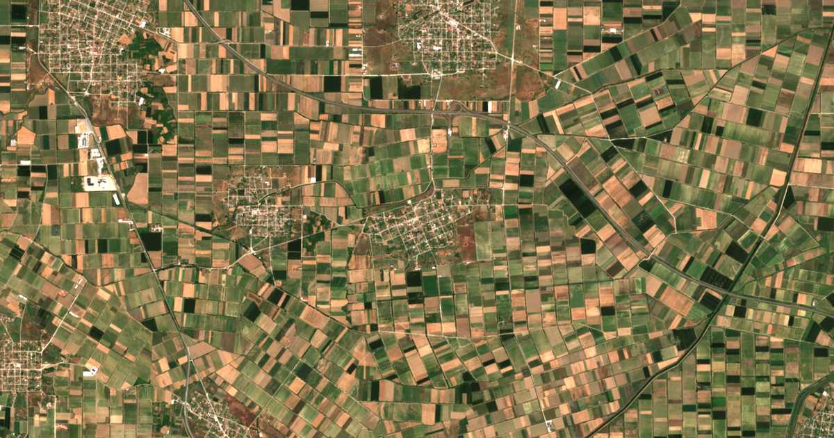 Satellitenkarte von Agía Triás