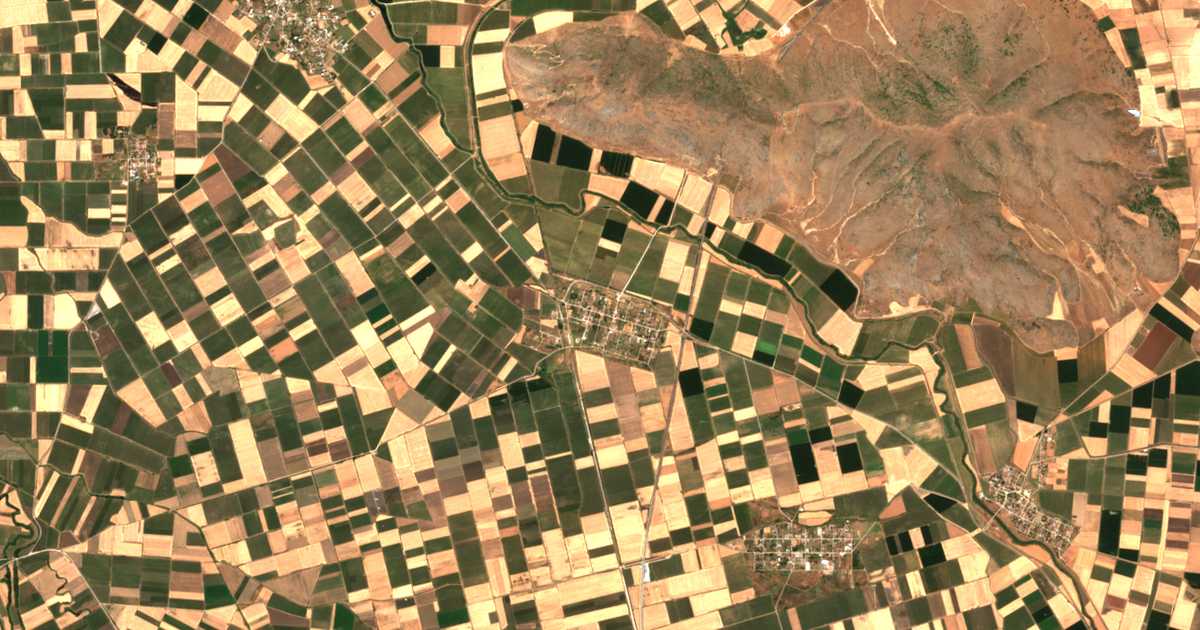 Satellitenkarte von Orfaná