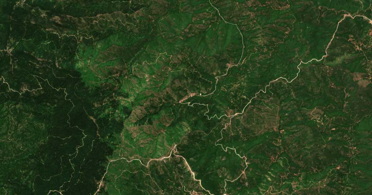 Satellitenkarte von Aidonochórion