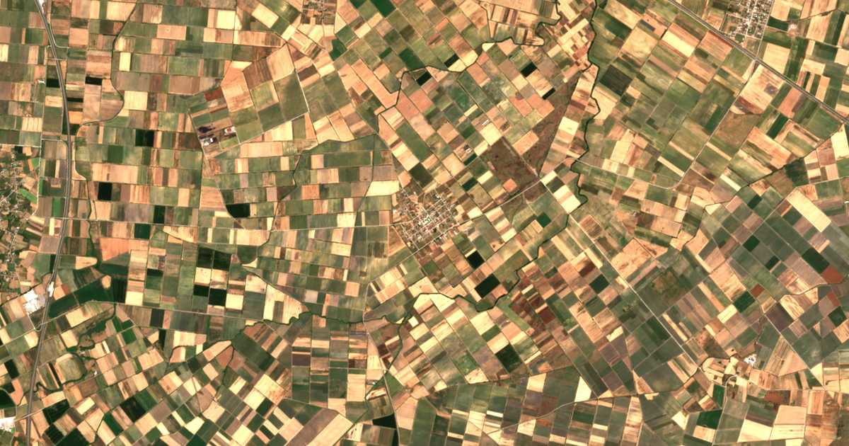 Satellitenkarte von Kappadokikón