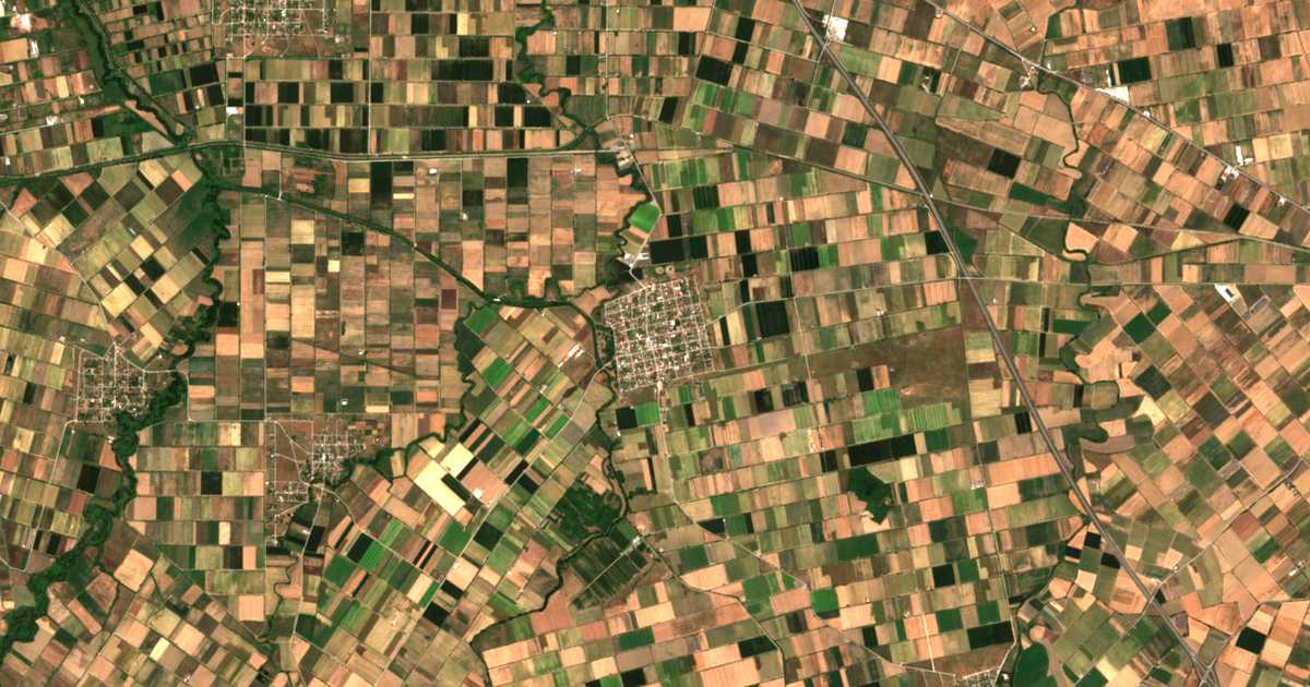 Satellitenkarte von Karpochórion