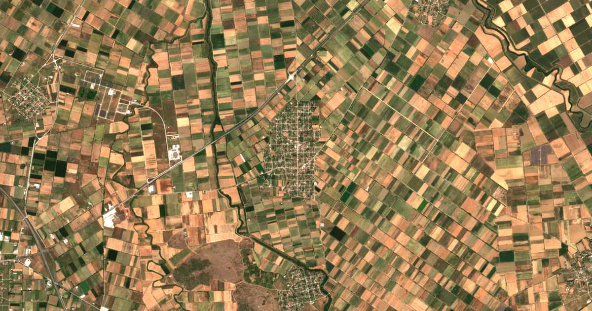 Satellitenkarte von Matarágka