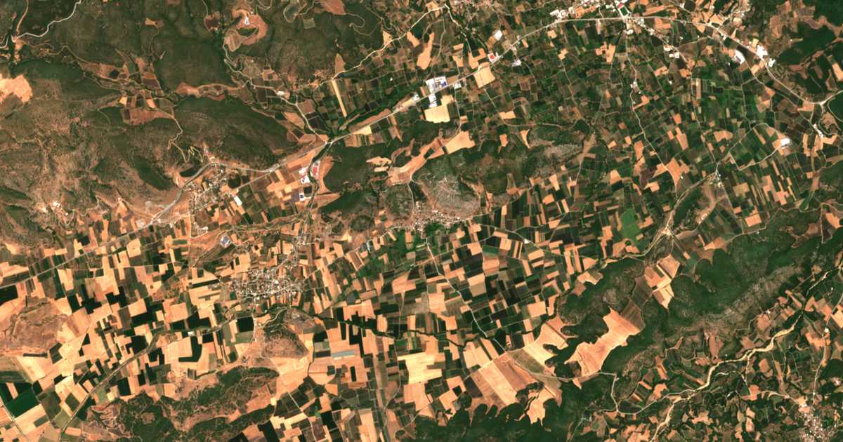 Satellitenkarte von Aetólofos