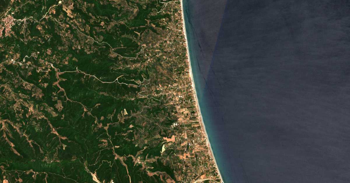 Satellitenkarte von Káto Sotirítsa