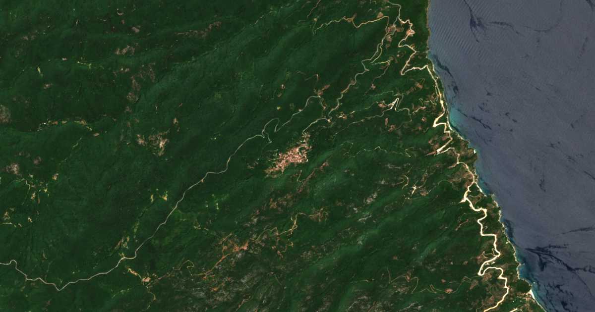 Satellitenkarte von Sklíthron