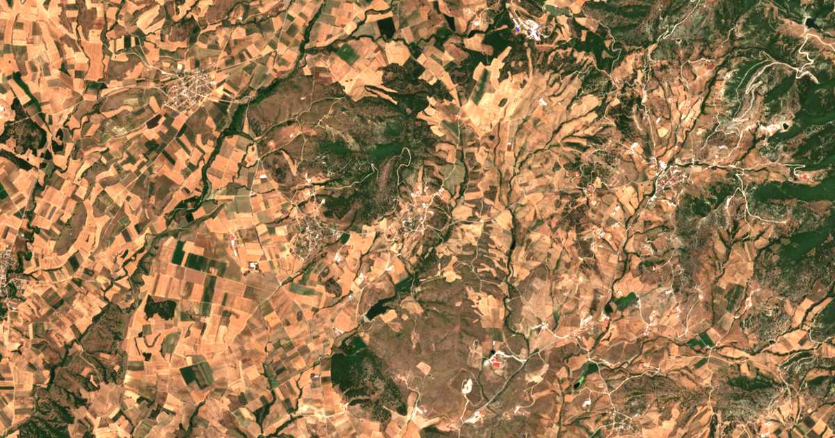 Satellitenkarte von Aspróchoma