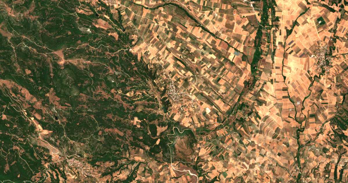 Satellitenkarte von Ázoros