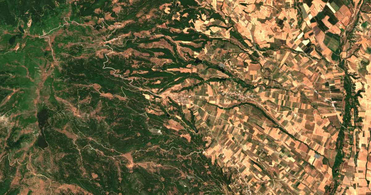 Satellitenkarte von Farmáki