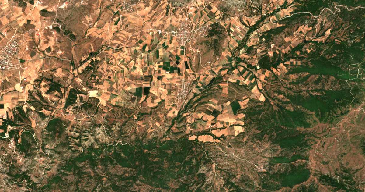 Satellitenkarte von Flámpouron