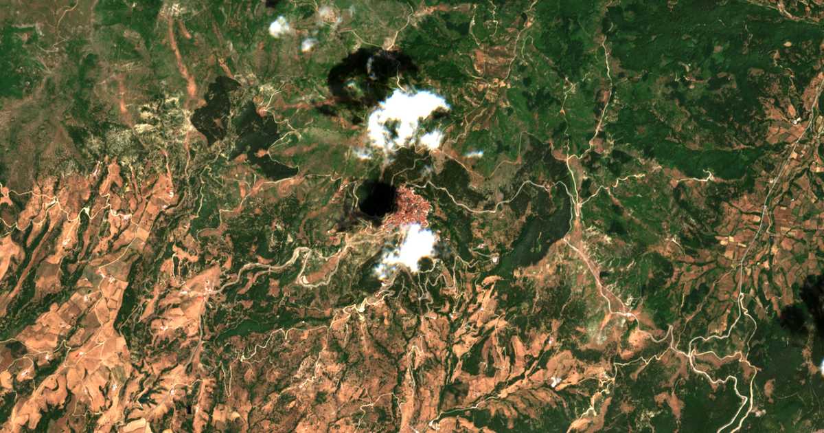 Satellitenkarte von Livádi