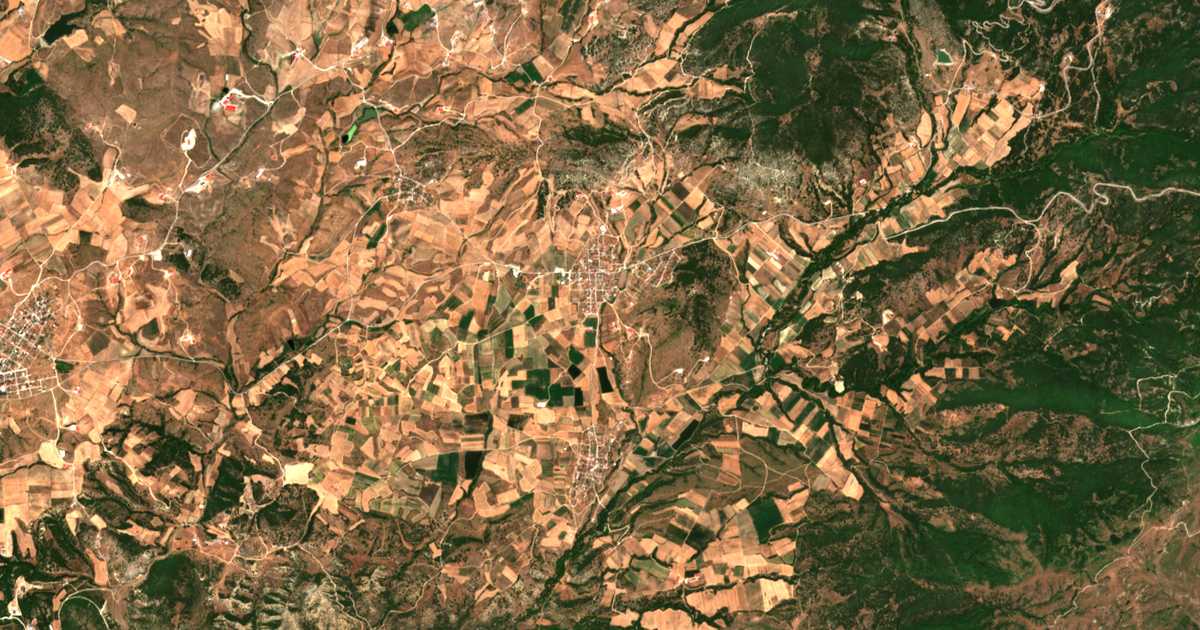 Satellitenkarte von Sparmós
