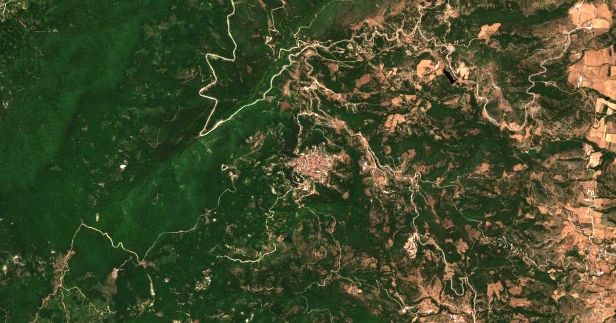 Satellitenkarte von Verdikoússa