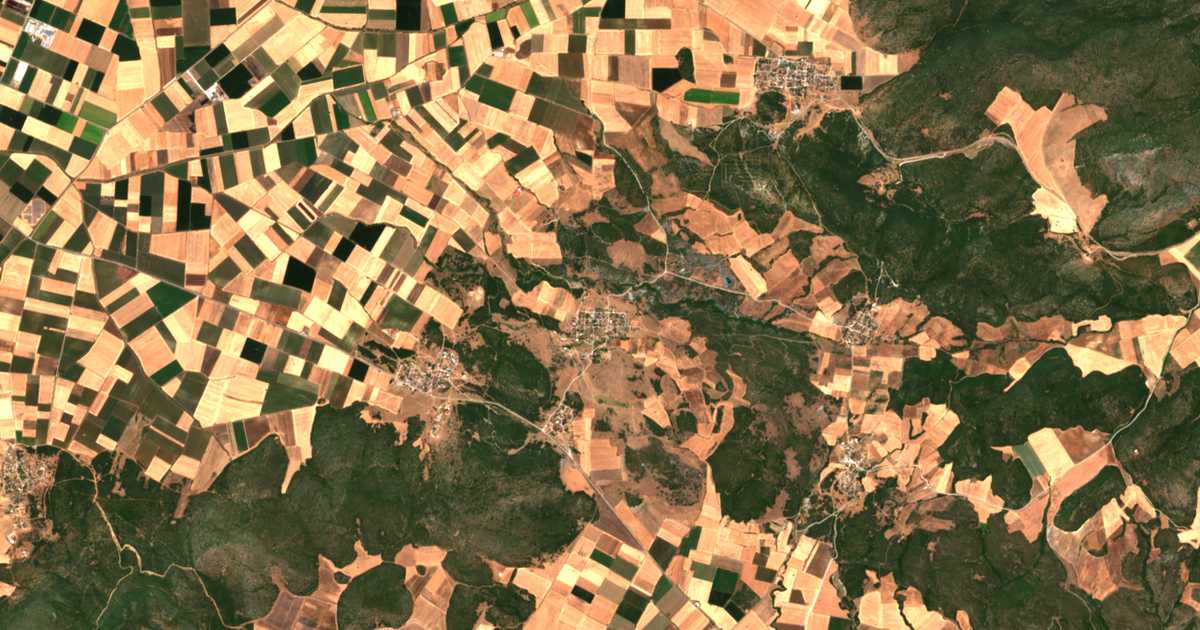 Satellitenkarte von Erétria