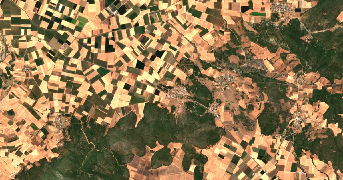 Satellitenkarte von Palaiómylos