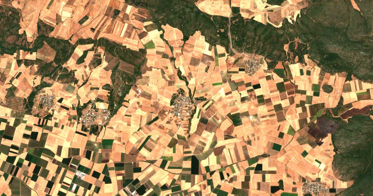 Satellitenkarte von Polydámeion
