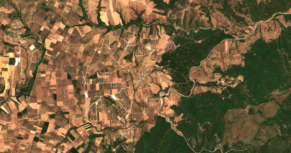 Satellitenkarte von Skopiá