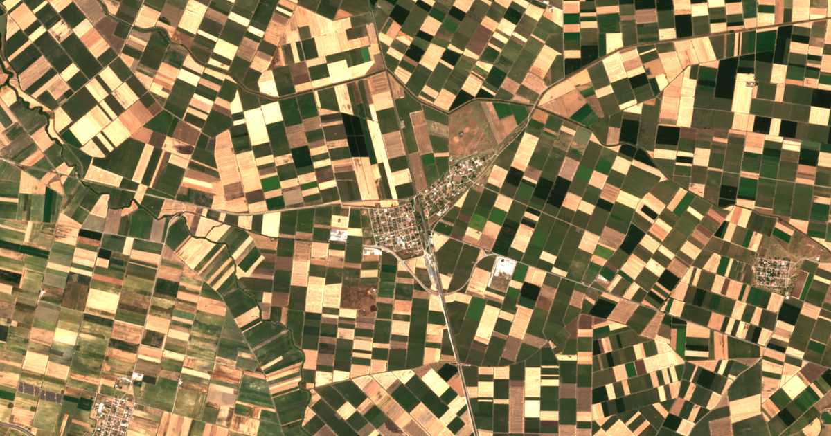 Satellitenkarte von Stavrós