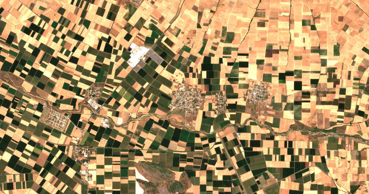 Satellitenkarte von Vamvakoú