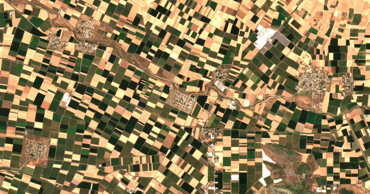 Satellitenkarte von Vasilís