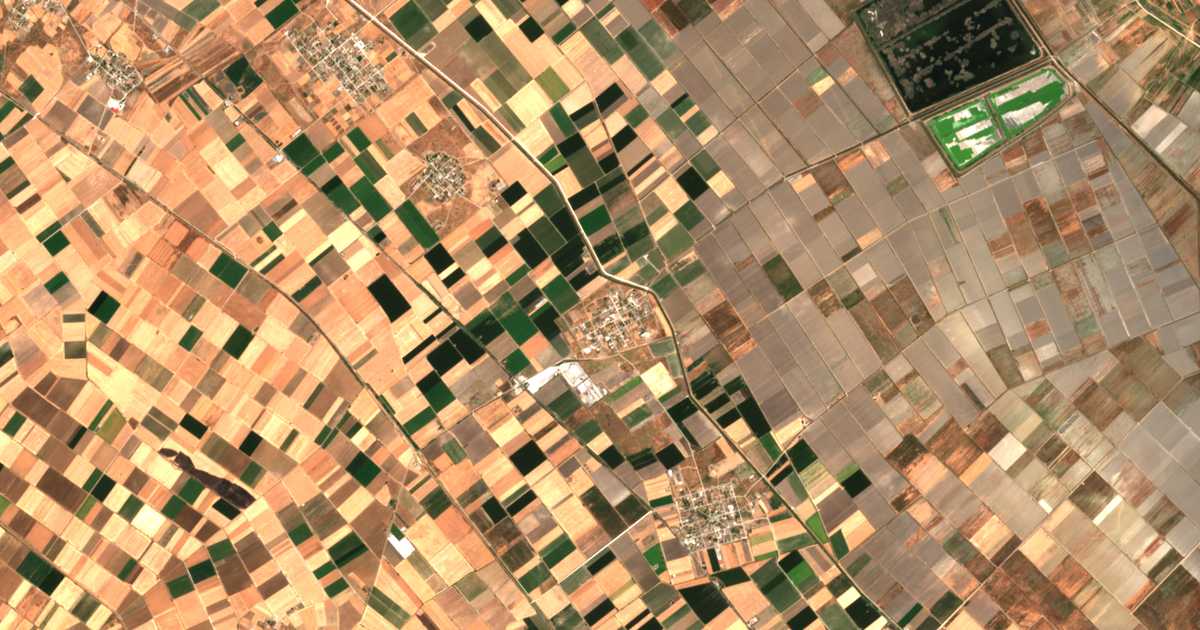 Satellitenkarte von Achílleion