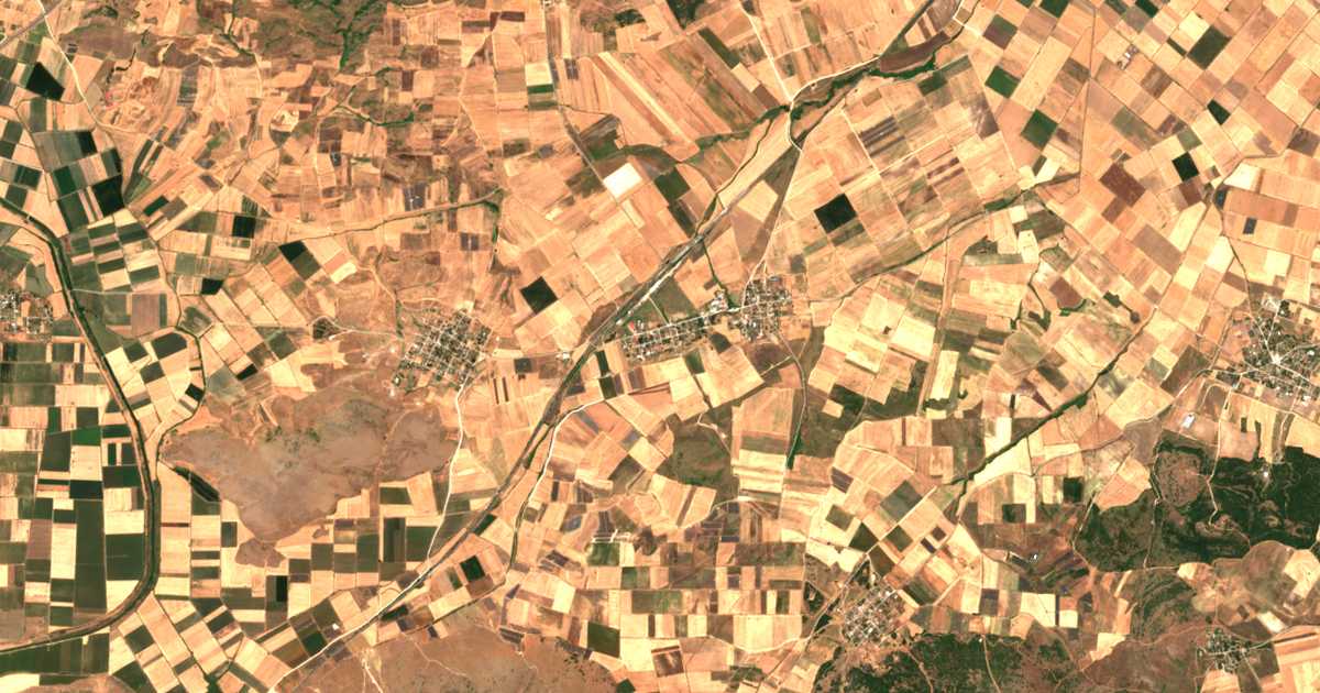 Satellitenkarte von Dhoksaras, Larissa