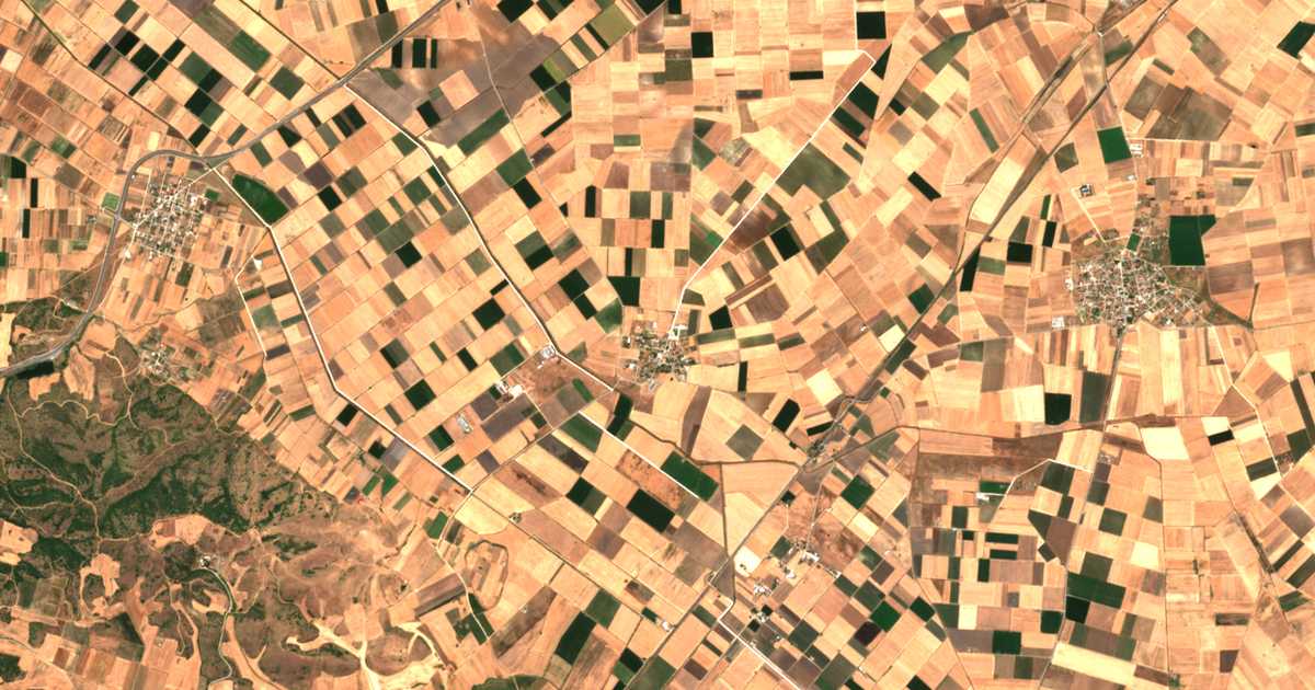 Satellitenkarte von Krannón
