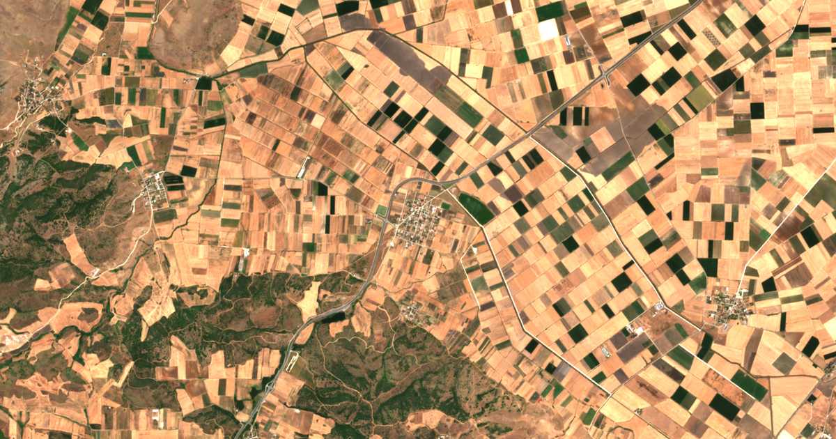 Satellitenkarte von Mavrovouni