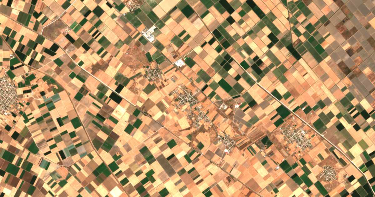Satellitenkarte von Melía