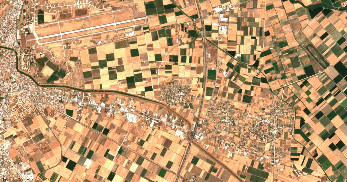 Satellitenkarte von Melissochórion
