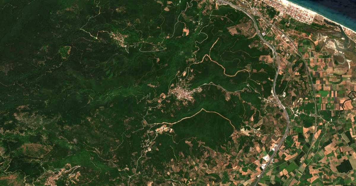 Satellitenkarte von Aigáni