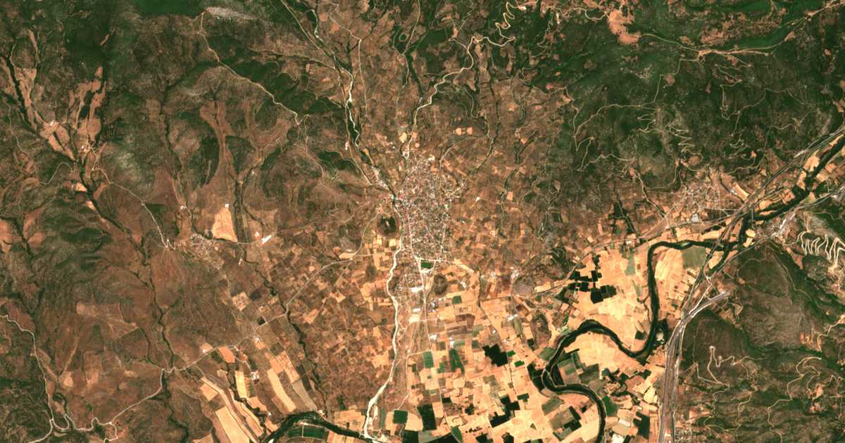 Satellitenkarte von Gonnos