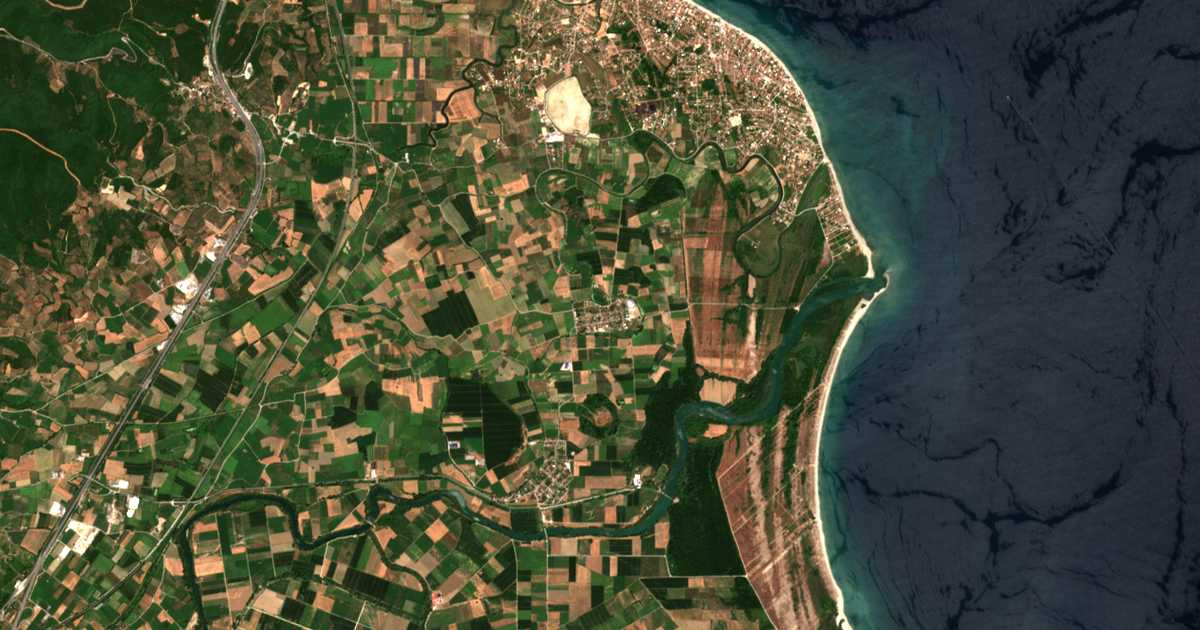 Satellitenkarte von Kouloúra