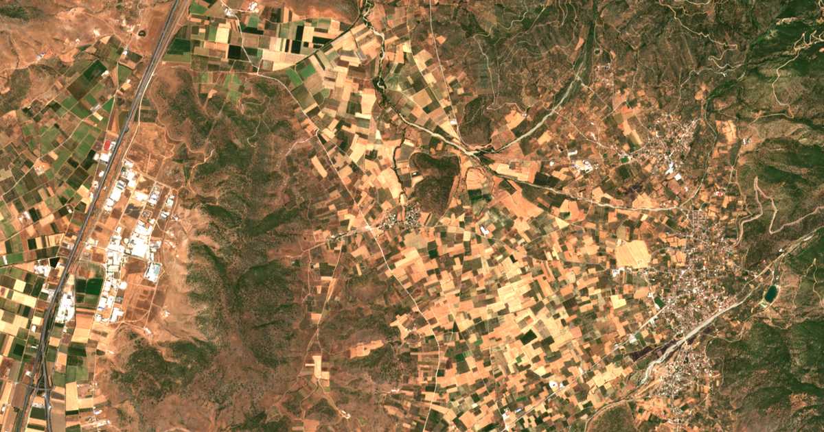 Satellitenkarte von Kypselochórion