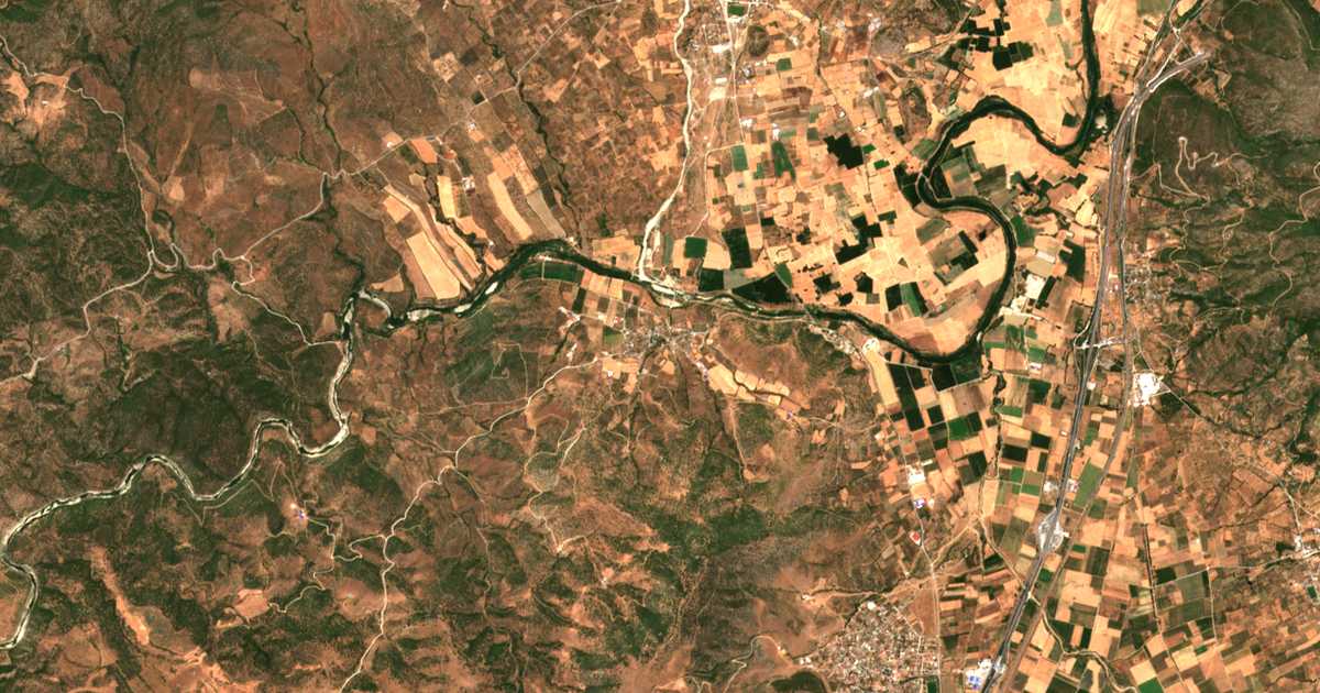 Satellitenkarte von Parapótamos
