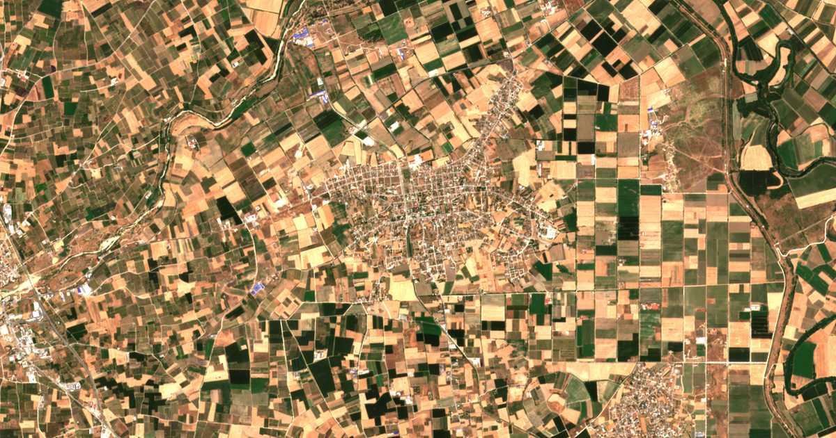 Satellitenkarte von Ambelonas