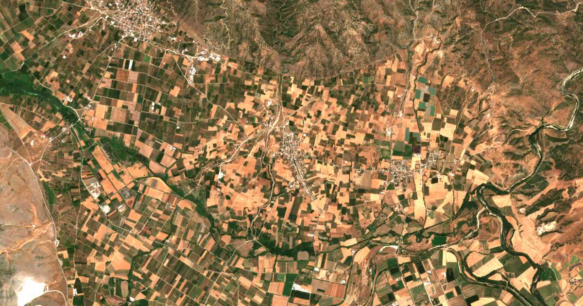 Satellitenkarte von Deléria