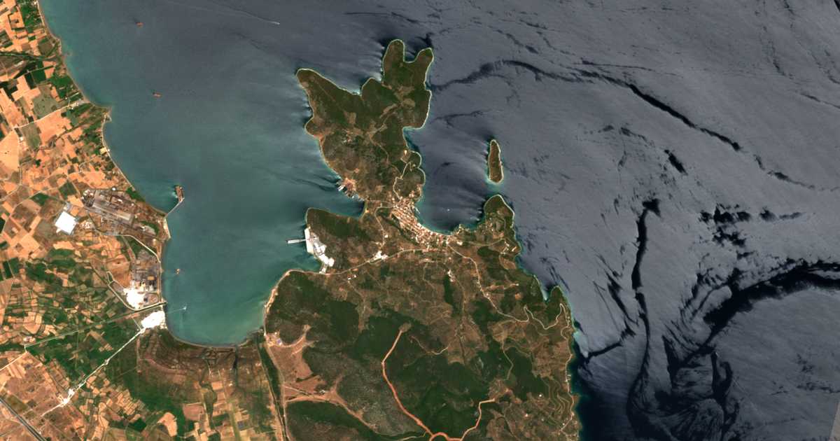 Satellitenkarte von Amaliápolis