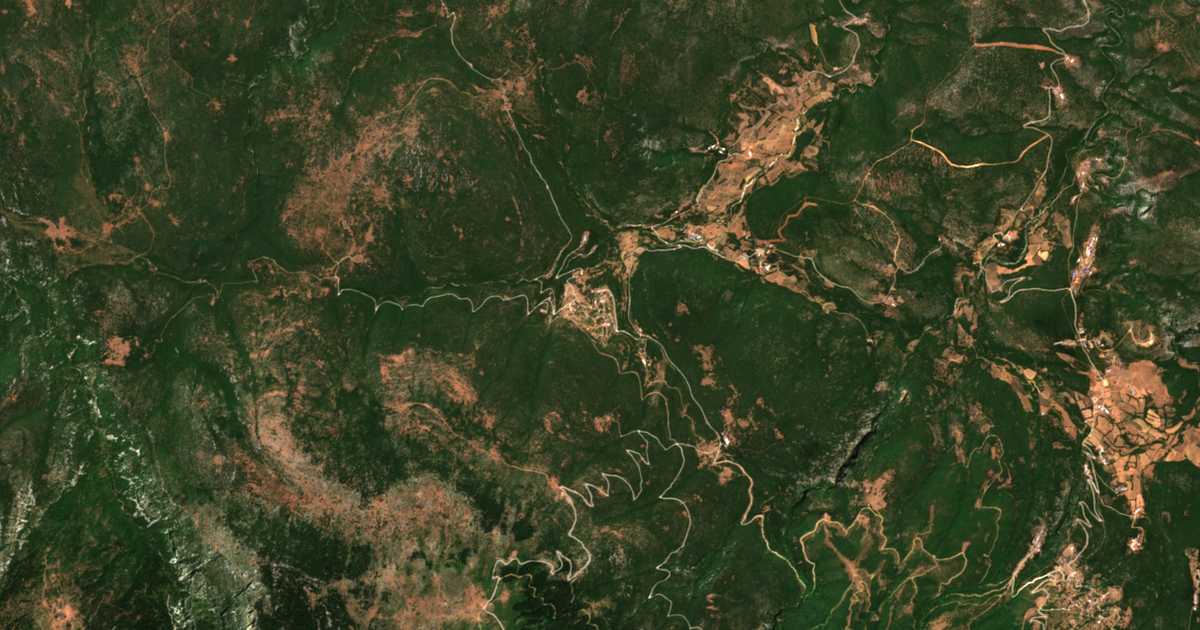 Satellitenkarte von Kofoí