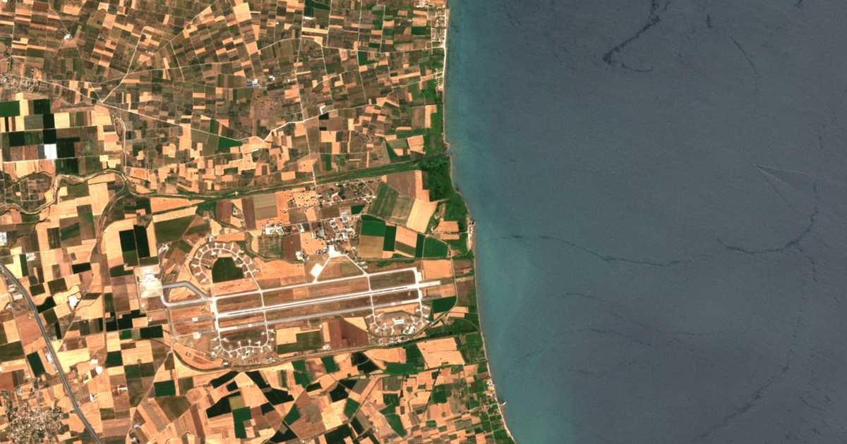 Satellitenkarte von Korfalákion