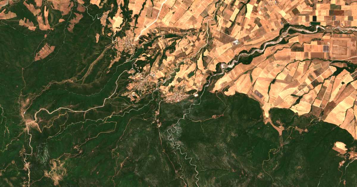Satellitenkarte von Neochorákion