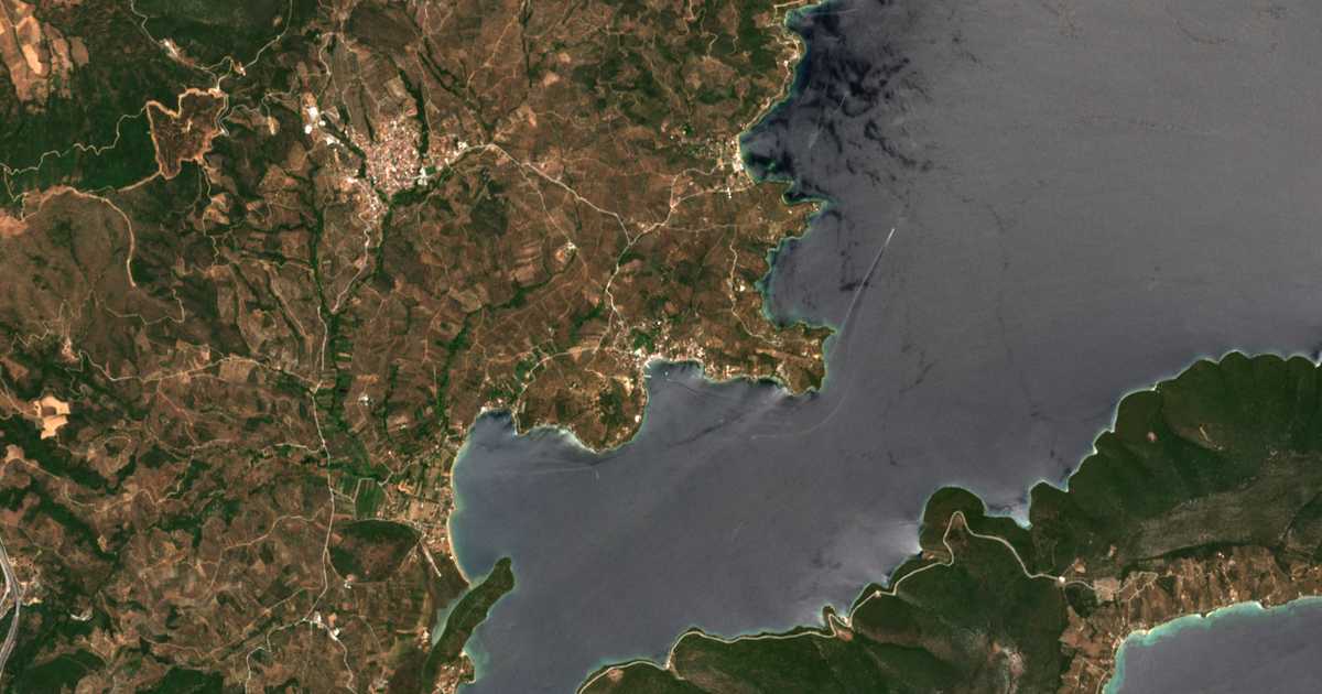 Satellitenkarte von Pigádion