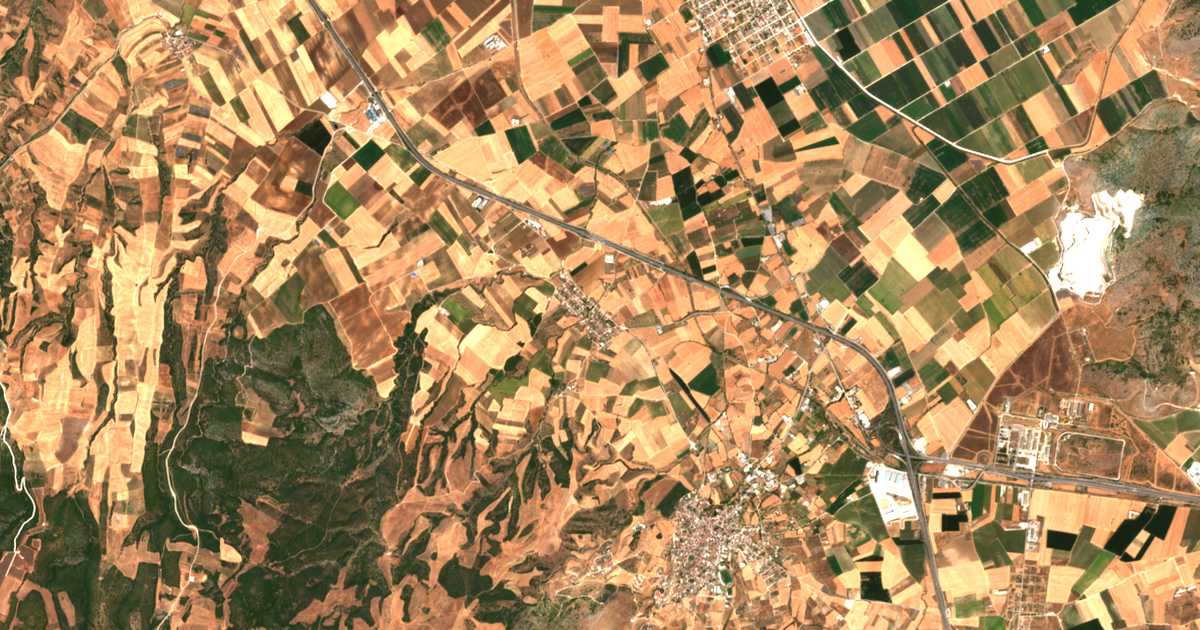 Satellitenkarte von Chlói