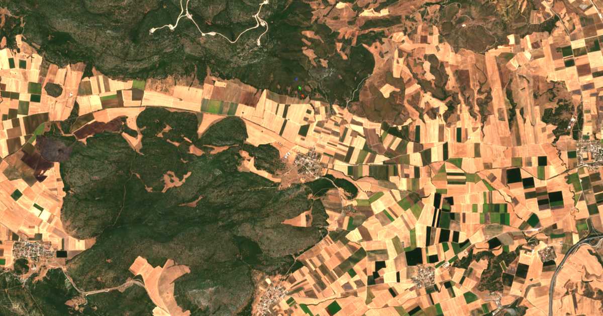 Satellitenkarte von Kokkína